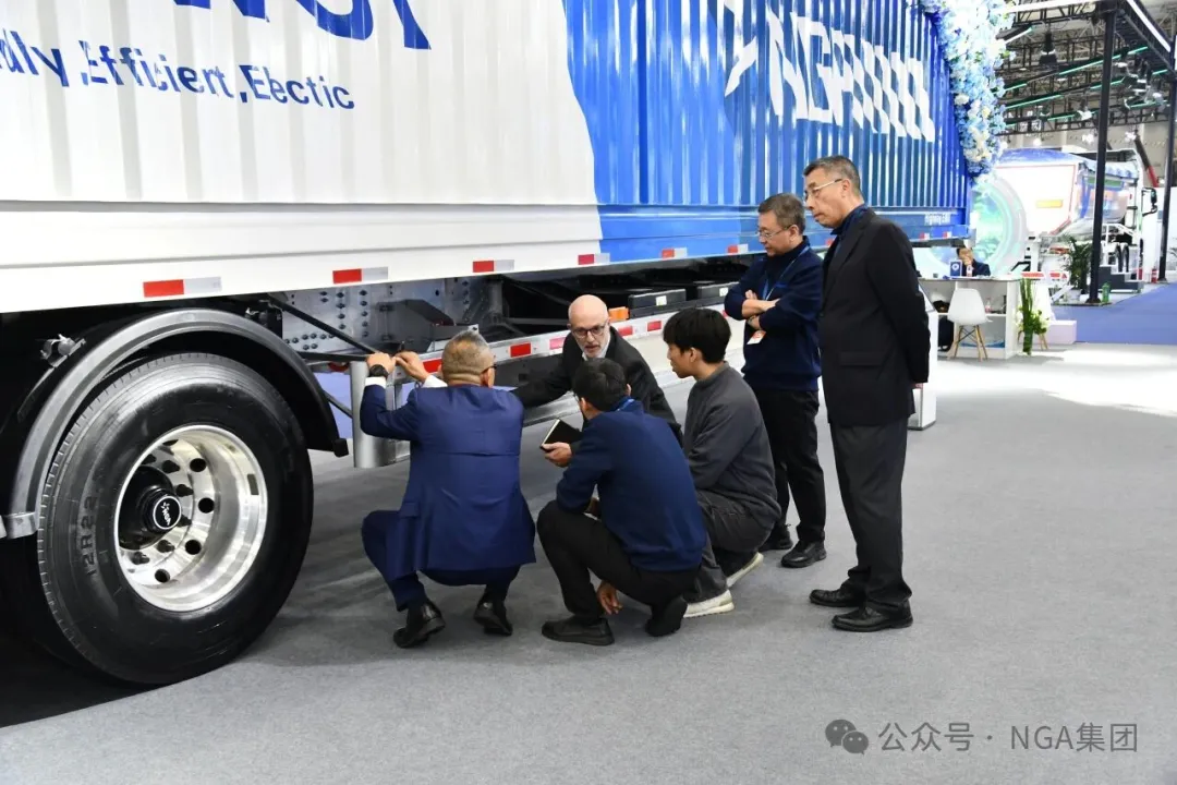 NGA's Intelligent Electric Semi-trailer emerged as a star product at the 2025 China International Commercial Vehicle Show!